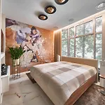 Pietryna - Private Sauna & Jacuzzi - Centrum, Piotrkowska Apartment *