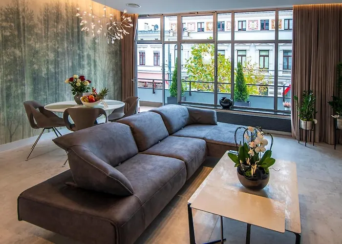 Pietryna - Private Sauna & Jacuzzi - Centrum, Piotrkowska Lejlighed