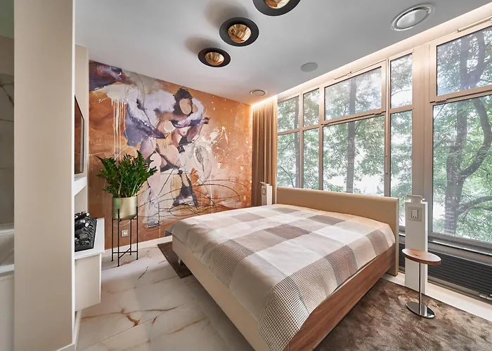 Pietryna - Private Sauna & Jacuzzi - Centrum, Piotrkowska Lejlighed *